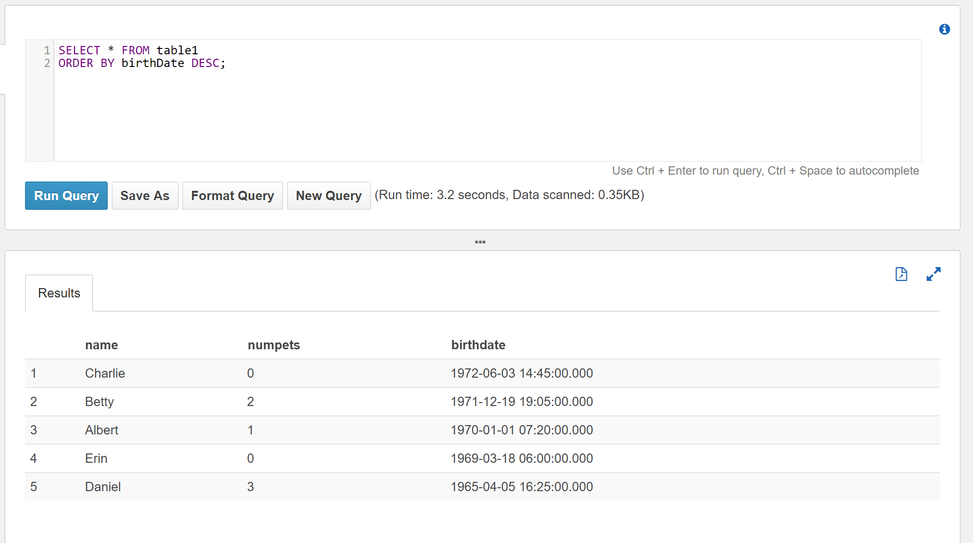 Getting Started with Amazon Athena, JSON Edition Skeddly