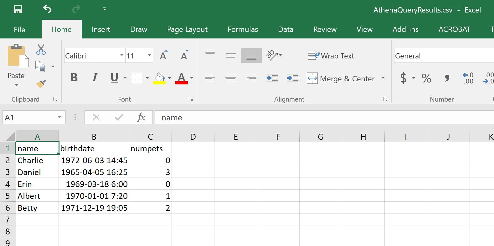 Run Athena Query Action Skeddly
