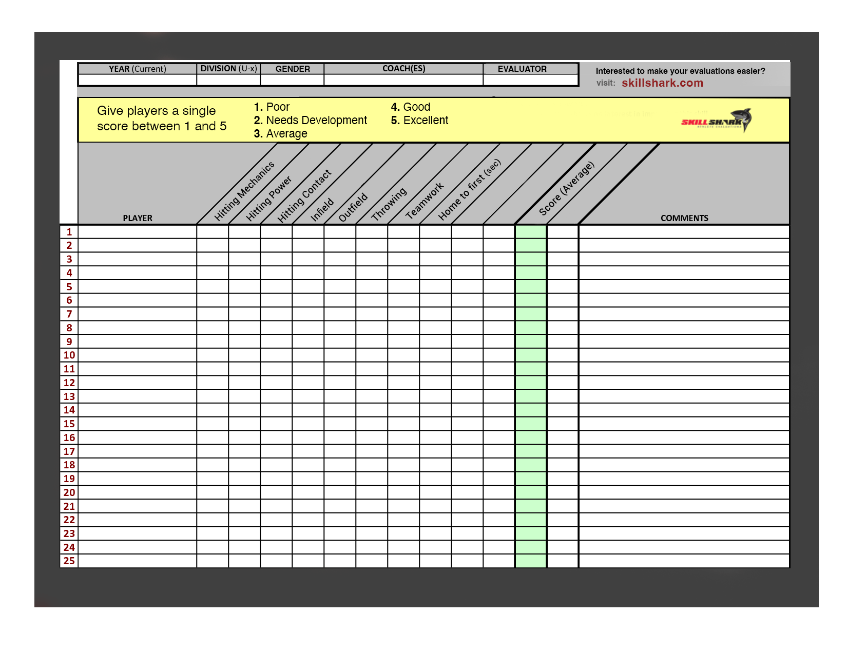 Overwhelm distort Night baseball evaluation form tall Raincoat football