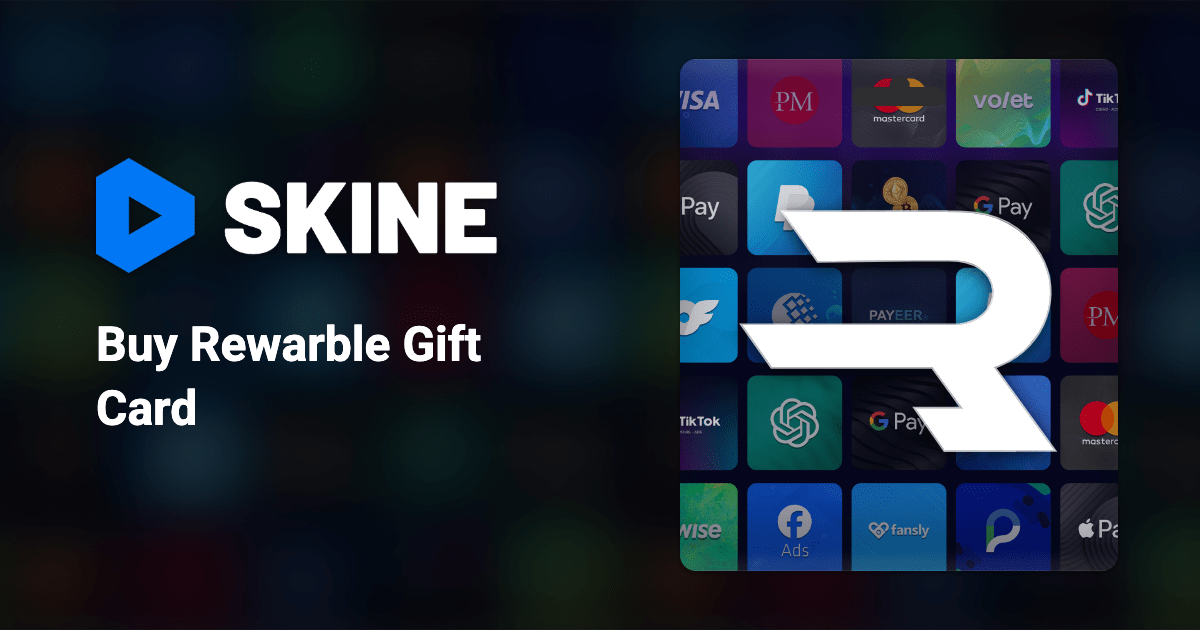 Buy Rewarble Topup Card PayPal & Visa