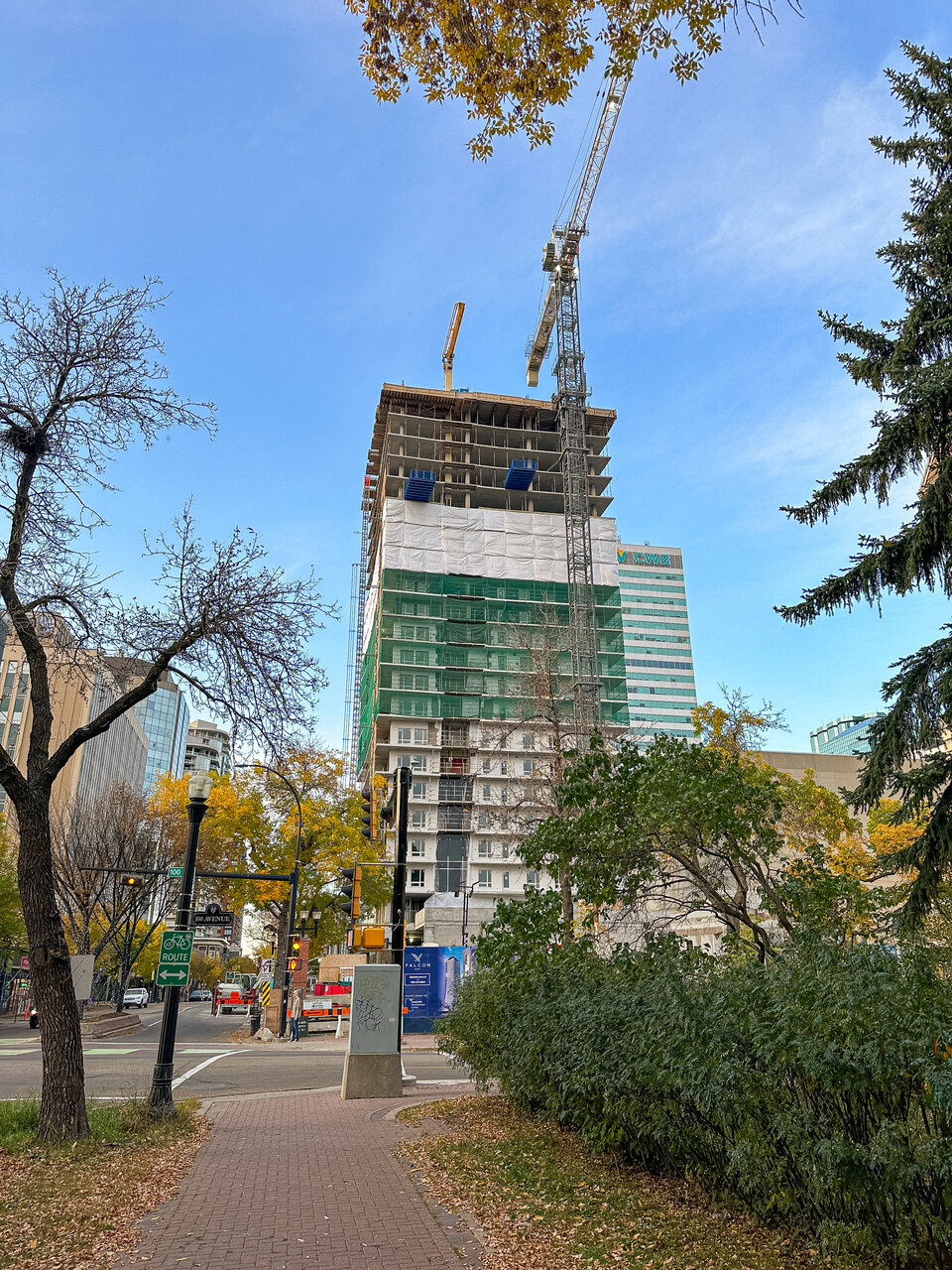 Edmonton Falcon Towers 170m 44s Langham Developments Arc