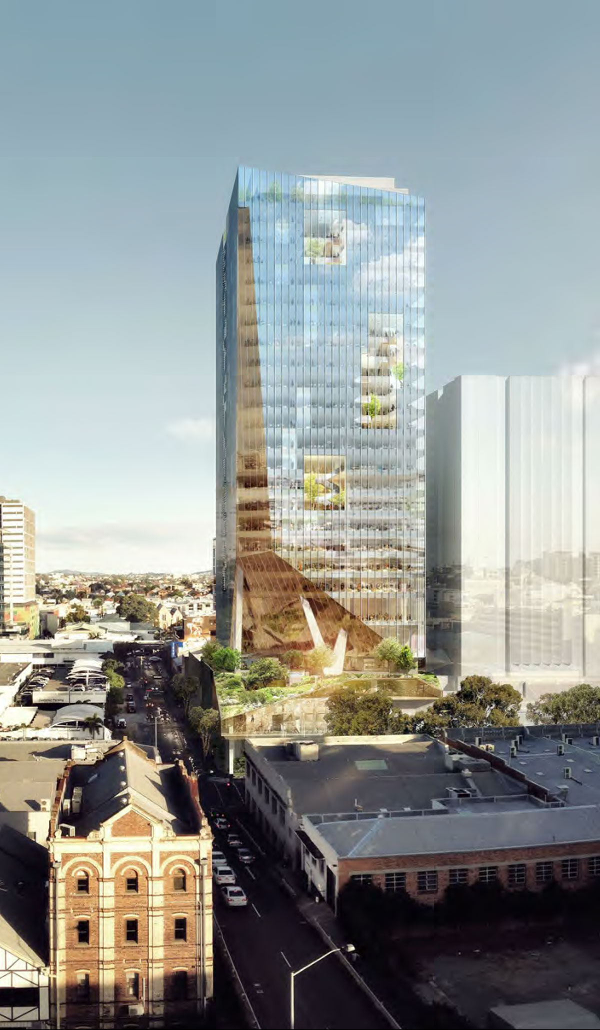 BVN Architects Design 25Storey Tower for Brisbane Suburb SkyriseCities