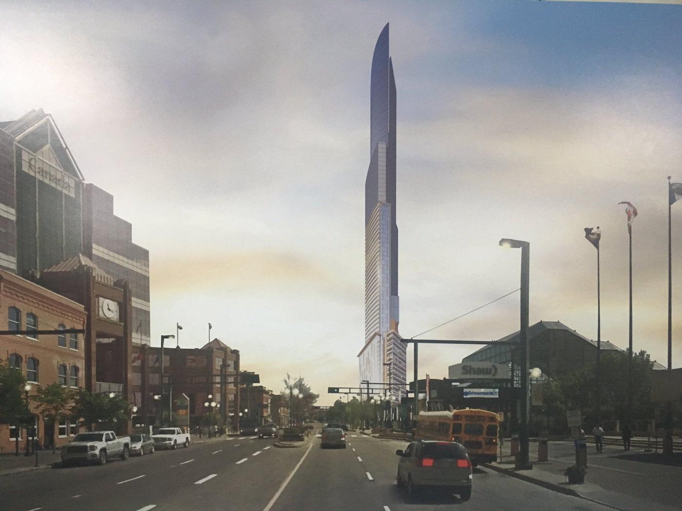 Renderings Unveiled for Potential Tallest Building in Edmonton