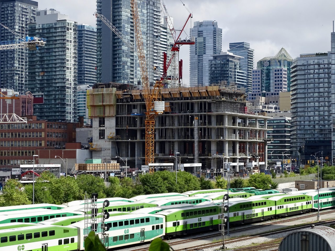 Office Tower Rising Tall at Front and Spadina Site of The