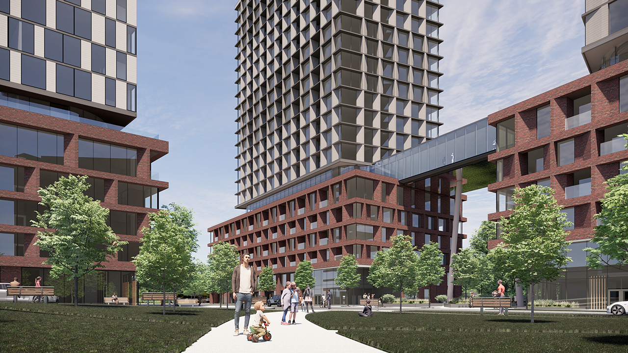 Trolleybus Urban Development Proposes 1,044 Units in Place of 17