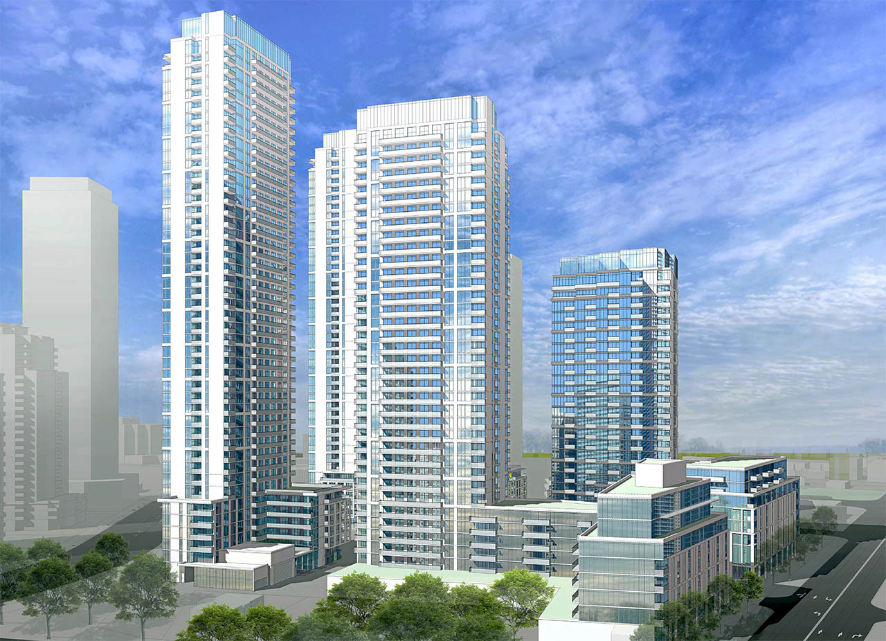 Six Points Plaza Redevelopment Advances With Revisions UrbanToronto