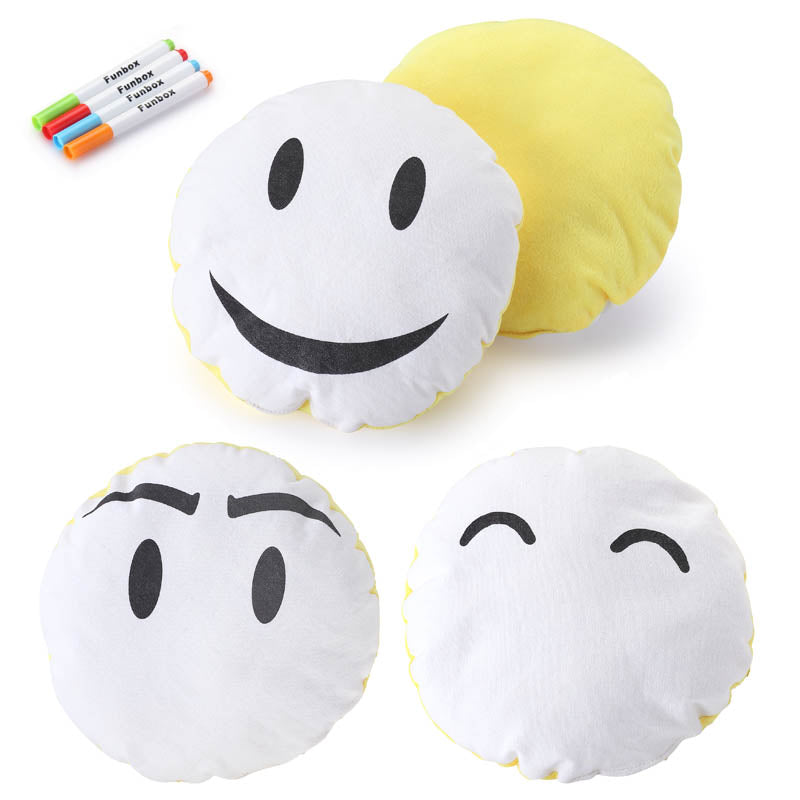 DIY Smiley Face Pillow Add A Dash Of Fun To Your Home! Sleepation