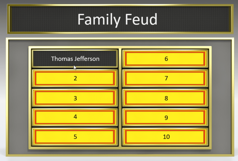 Family Feud Template for PowerPoint