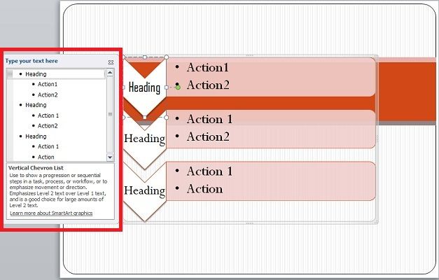 Create Flow Chart using SmartArt in PowerPoint 2010