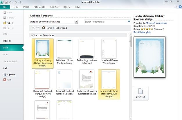 Letterhead Of Aplication : Creating A Letterhead In Microsoft Publisher Slidehunter Com
