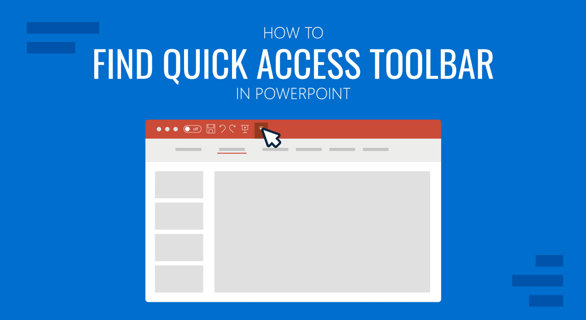 How to Find Quick Access Toolbar in PowerPoint