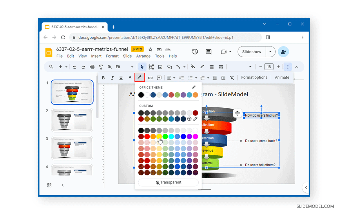 How to Highlight on Google Slides