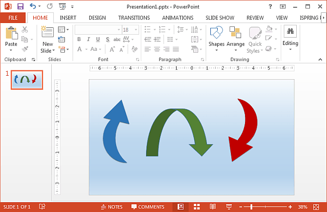 How To Make Curved Arrows in PowerPoint