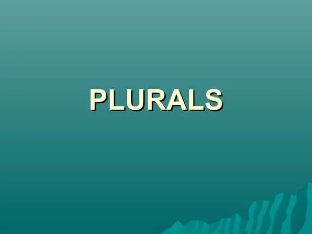 Plurals Of Words Ending In ‘O’ | PPT