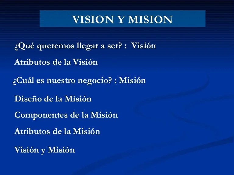 1vision mision