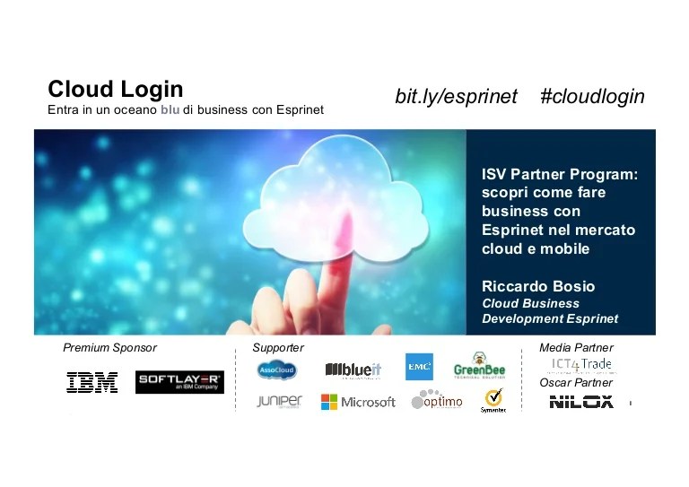 2015 CLOUD LOGIN ISV Partner Program e Power8