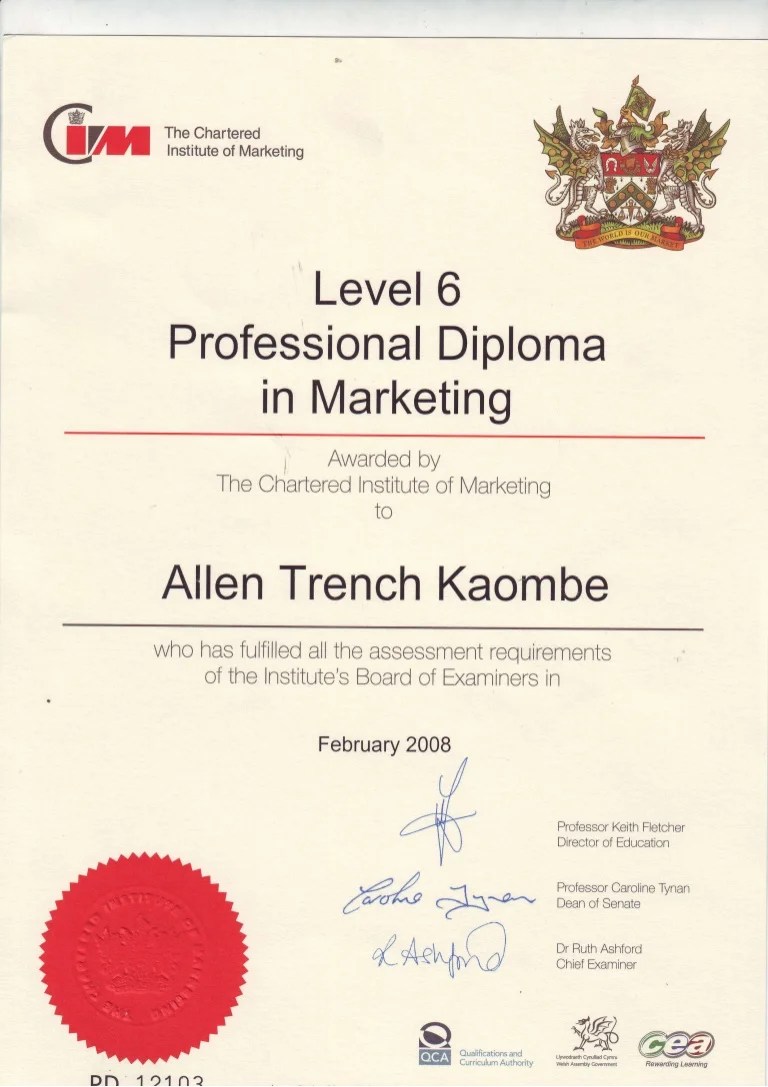 Professional Diploma in Marketing