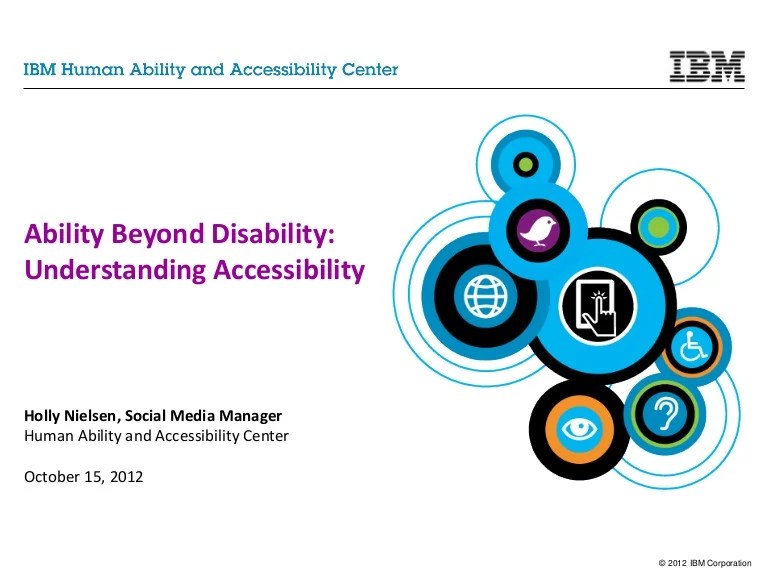 Ability Beyond Disability Understanding Accessibility HNielsen final
