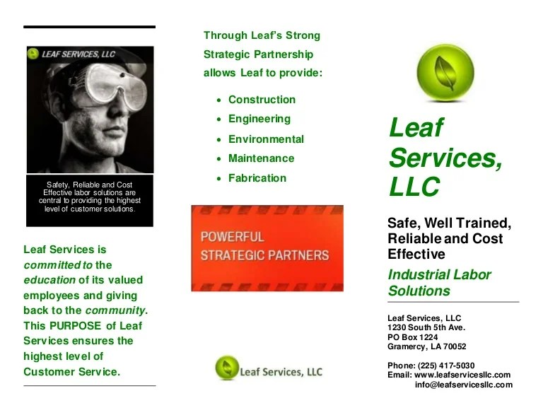 Leaf PamphletNew