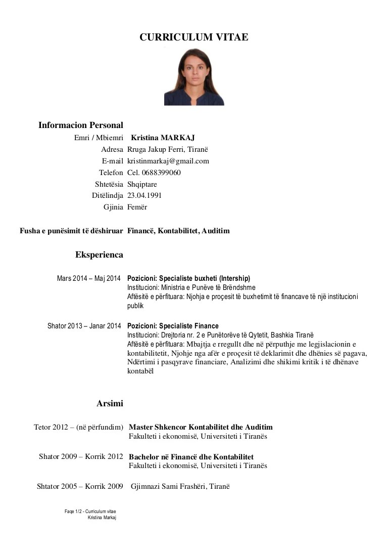 Si Te Bej Nje Cv ? www.kelliemay