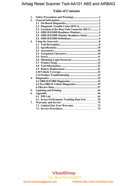 Autel AutoLink AL329 User Manual | PDF