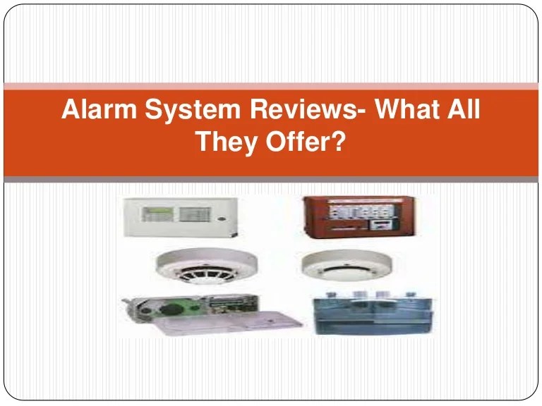 Alarm system reviews