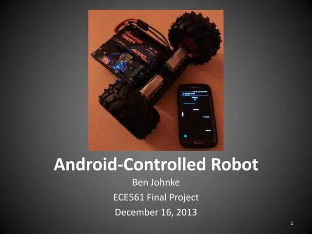 Android Control robot using 8051 microcontroler | PDF