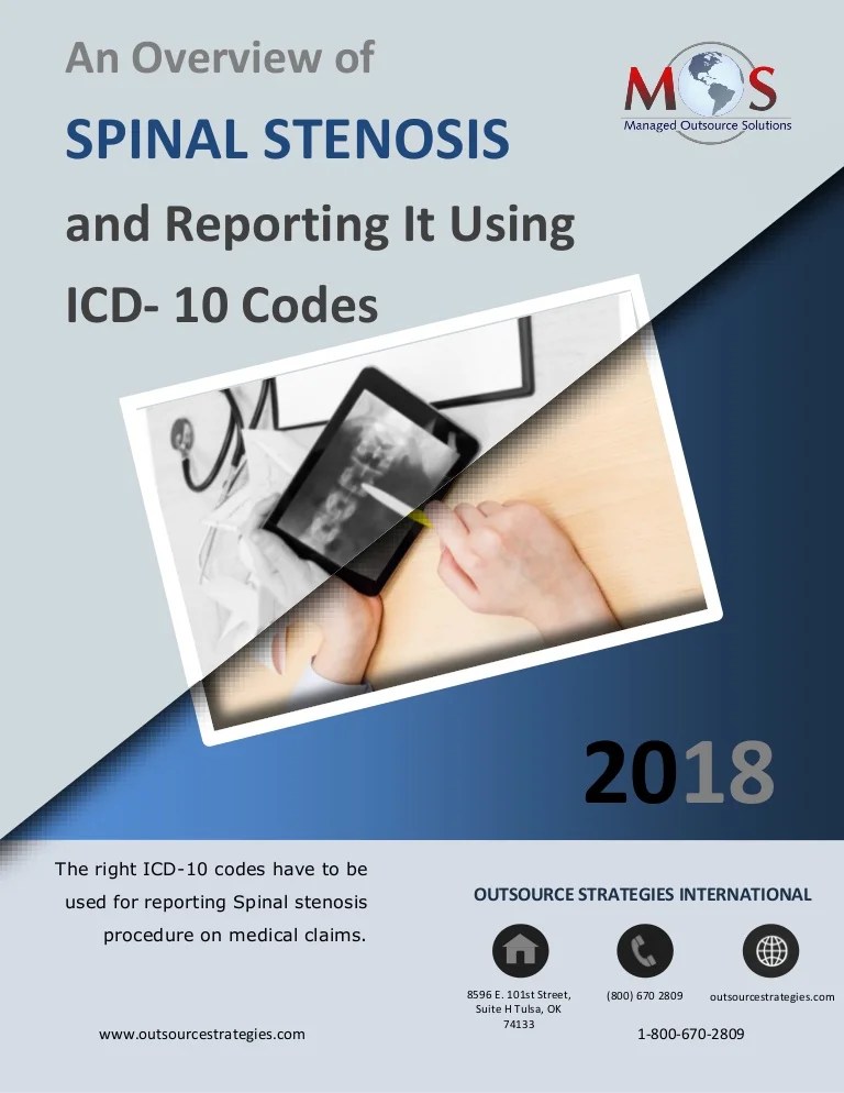 An Overview of Spinal Stenosis and How to Report It Using ICD 10 Cod…