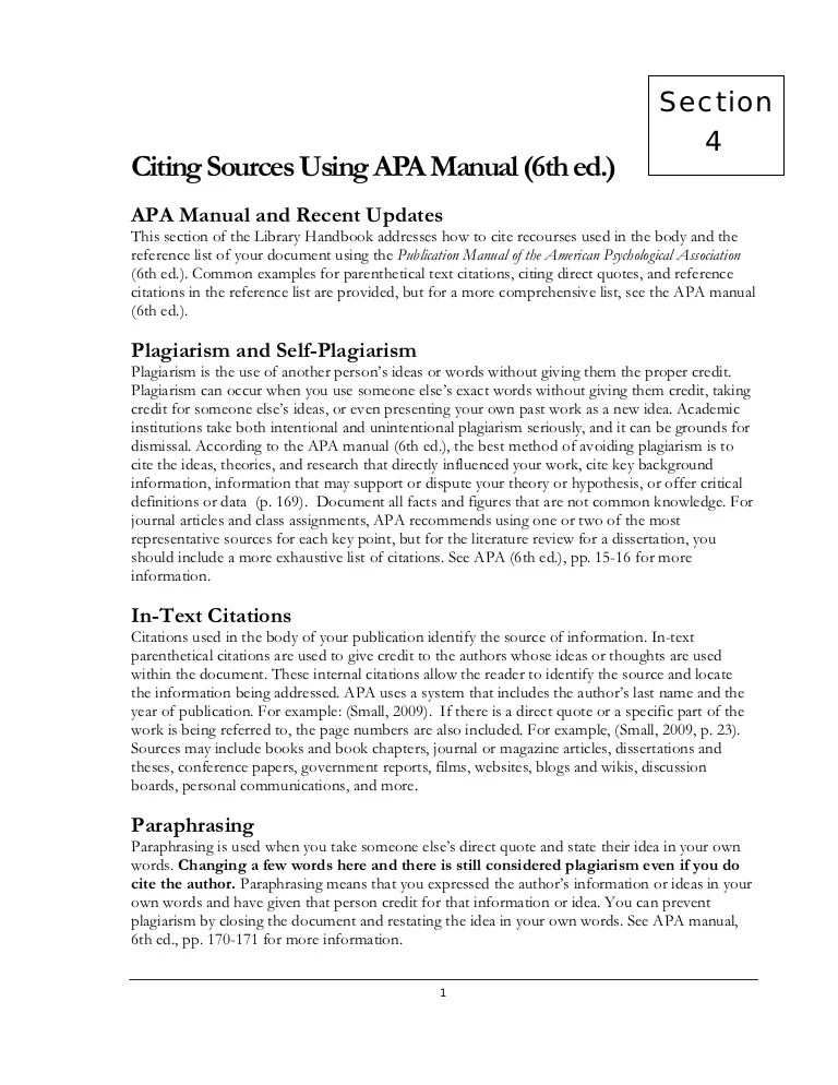 Apa 6Th Website Reference Example