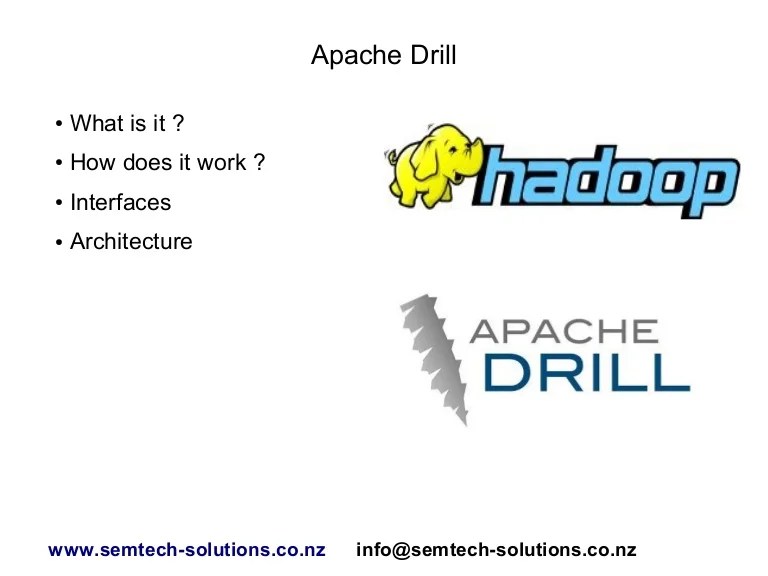 An introduction to Apache Drill