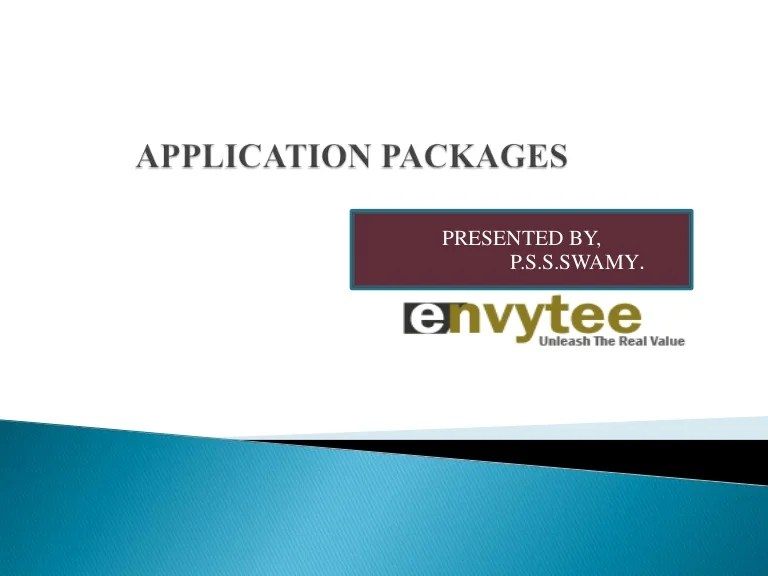 Application package