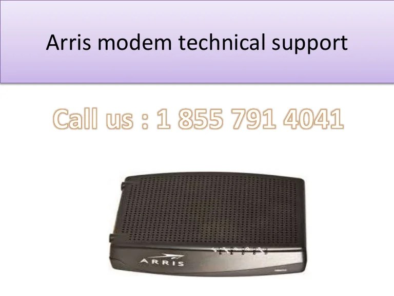 Arris modem Customer Service Phone Number