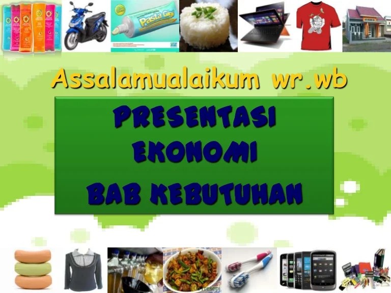 Kebutuhan Manusia
