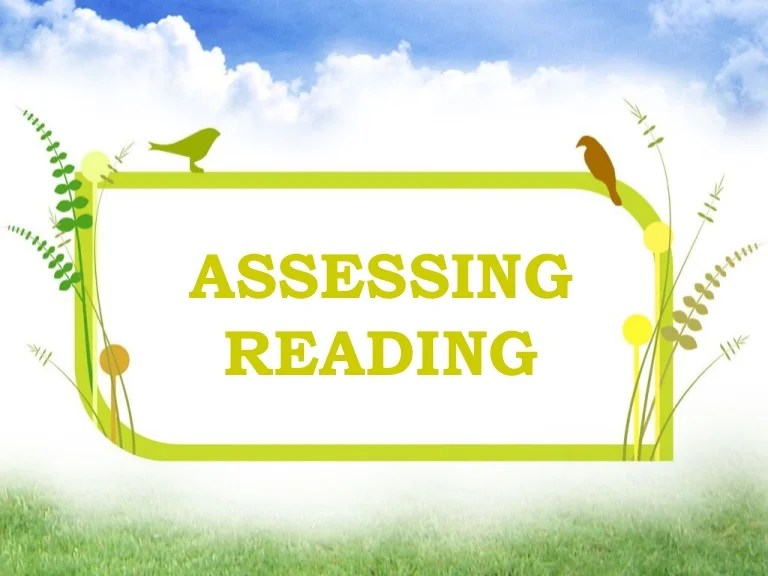 Assessment in literature testing reading