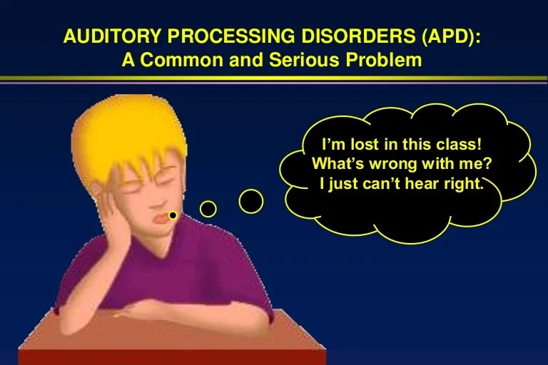 Difference with adhd and auditory processing disorder issearchitects