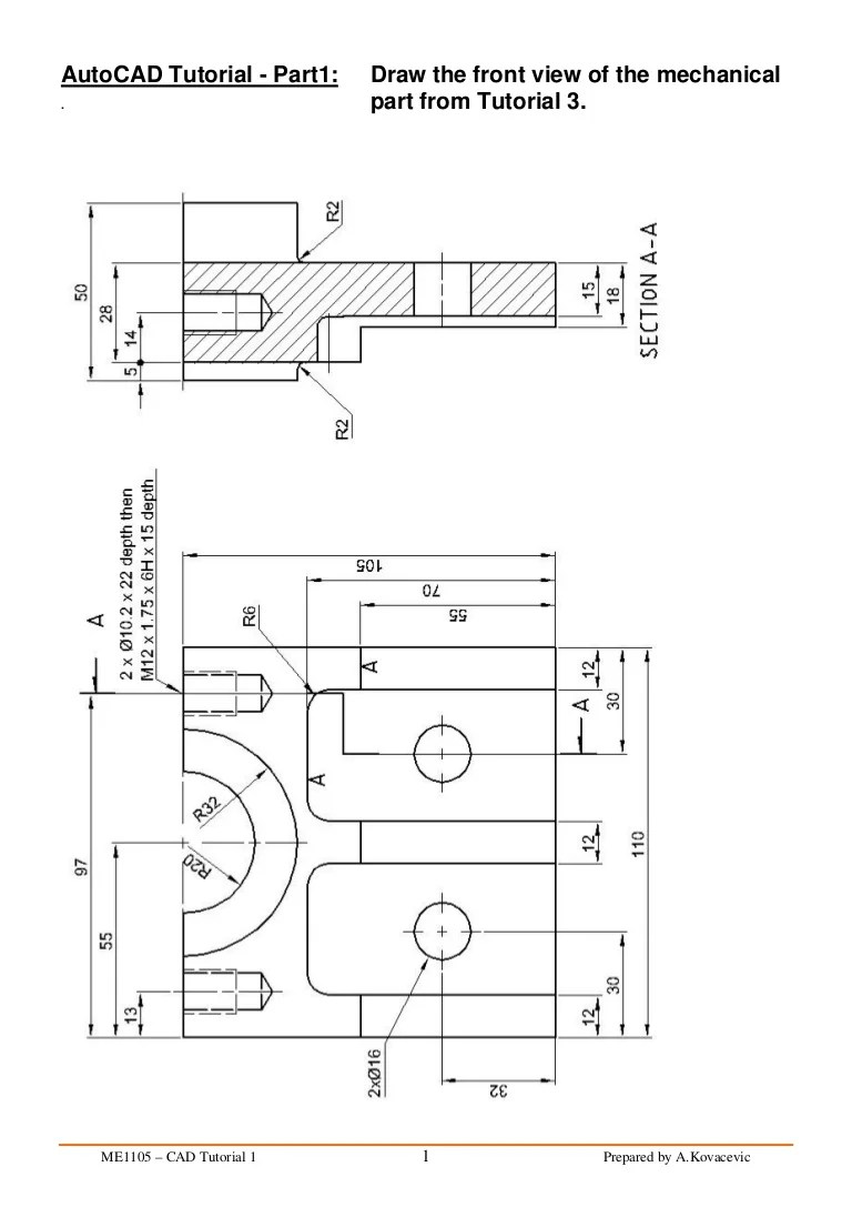 Autocad 2D Advanced Tutorial Pdf mldesignstoronto