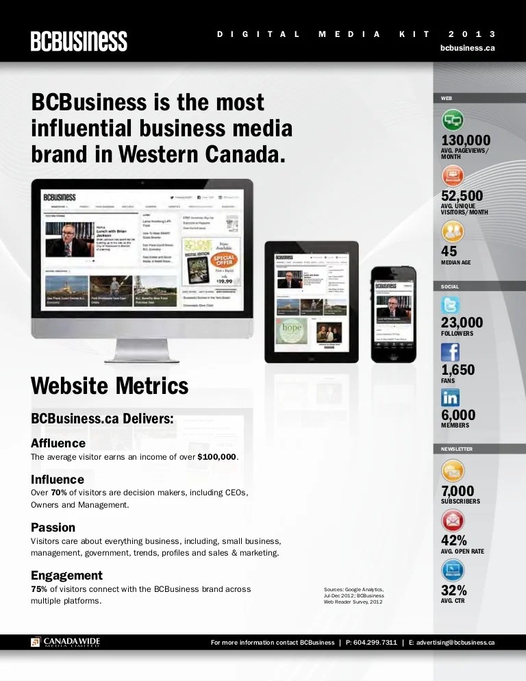 Bcb digital media kit 2013