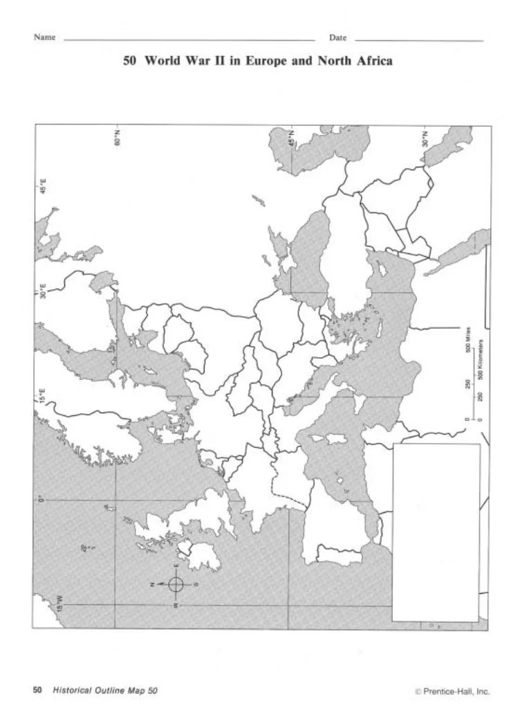 Europe Map World War II