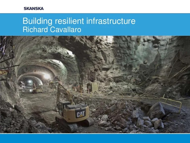 Building Resilient Infrastructure