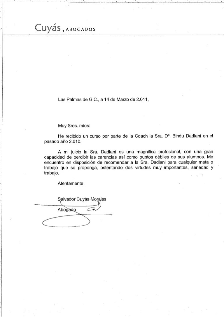 Carta Cuyás Abogados