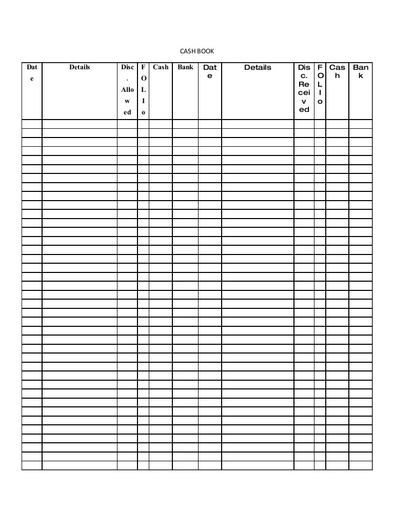 Cash Book