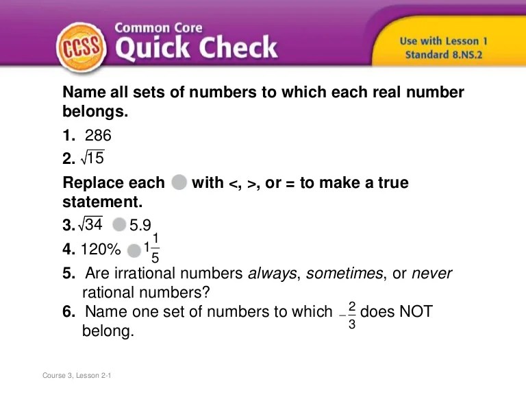 (8) Lesson 2.1 - Solve Equations with Rational Coefficients