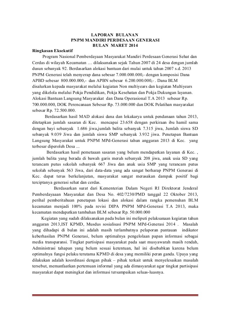 Contoh narasi program