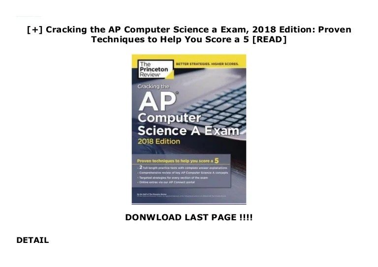 Ap Computer Science A Diagnostic Exam AP Computer