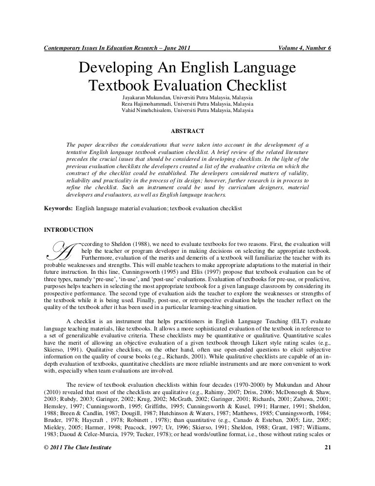 EVALUATING AND SELECTING EFL TEACHING MATERIALS CUNNINGSWORTH PDF