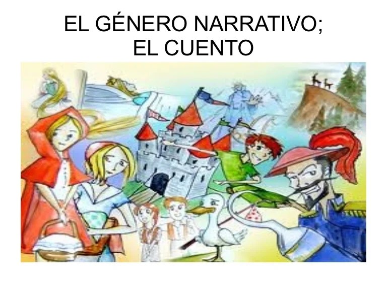 Diapositiva; Género Narrativo. El cuento.