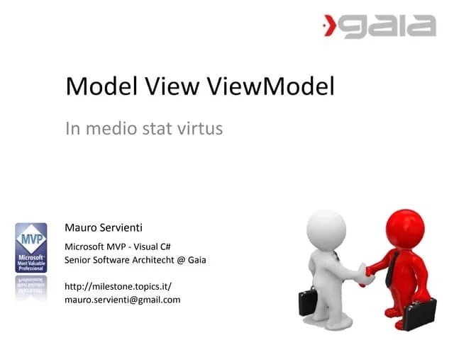 Model-View-ViewModel | PPT