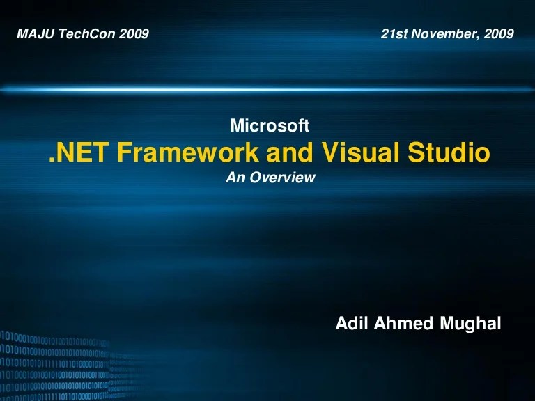 Dot Net Framework An Overview