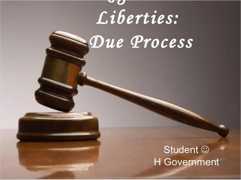 Due Process of Law