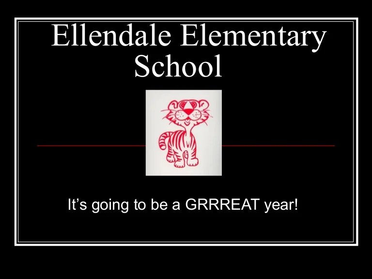 Ellendale elementary school board presentation 2014